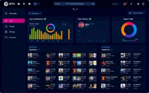IPTV Reseller Panel Dashboard
